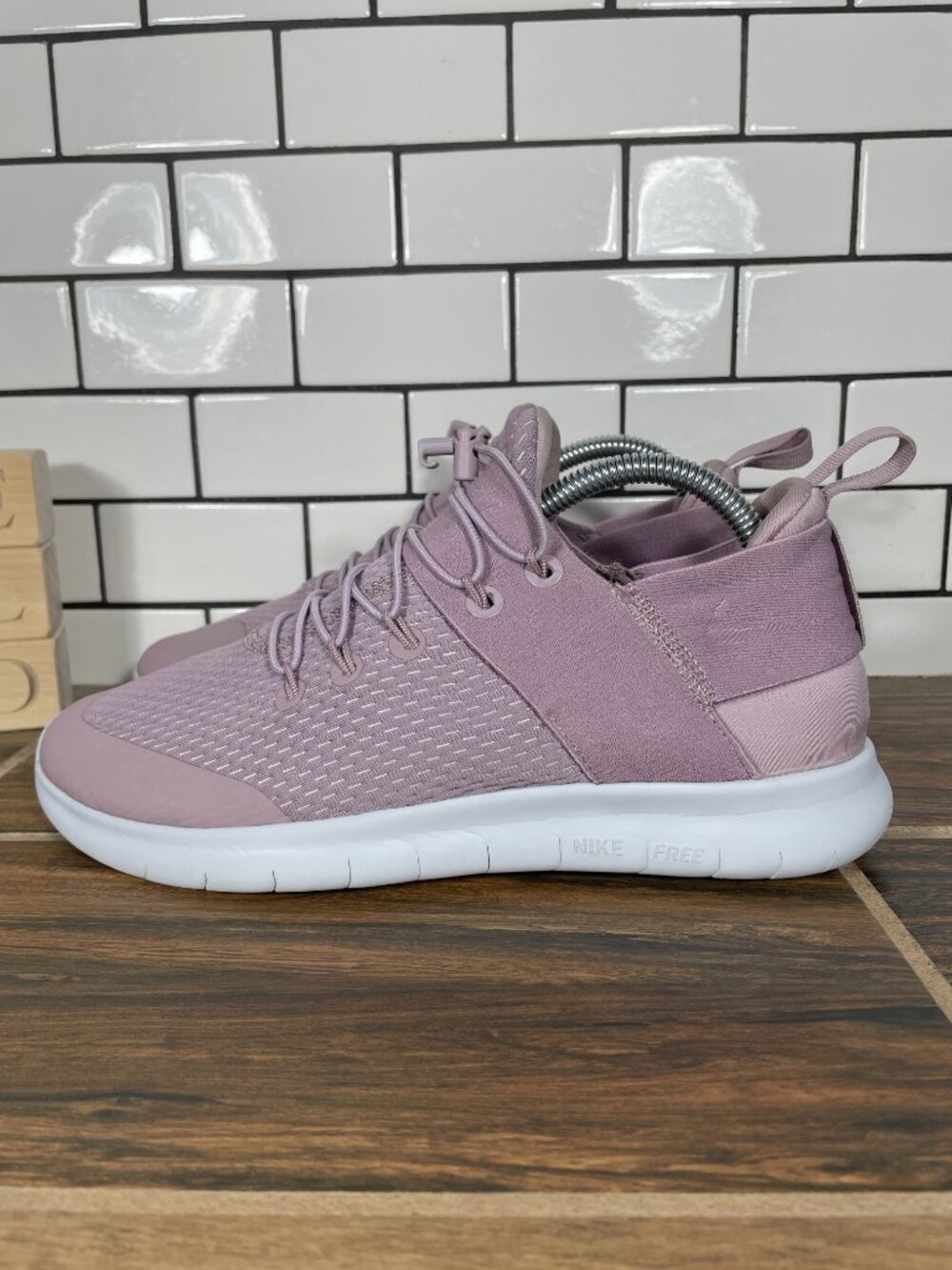 Nike Free RN CMTR 2017 Running Shoes Womens Size 9 Plum Fog Athletic Sneakers